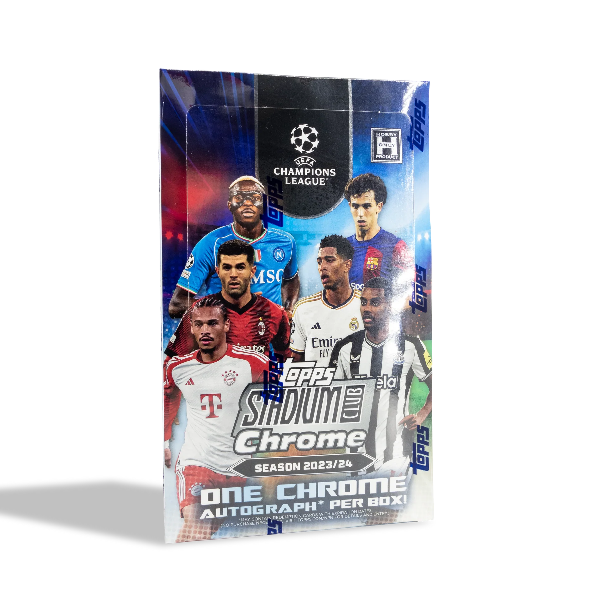 2023-24 Topps Stadium Club Chrome UEFA Champions League Hobby Box