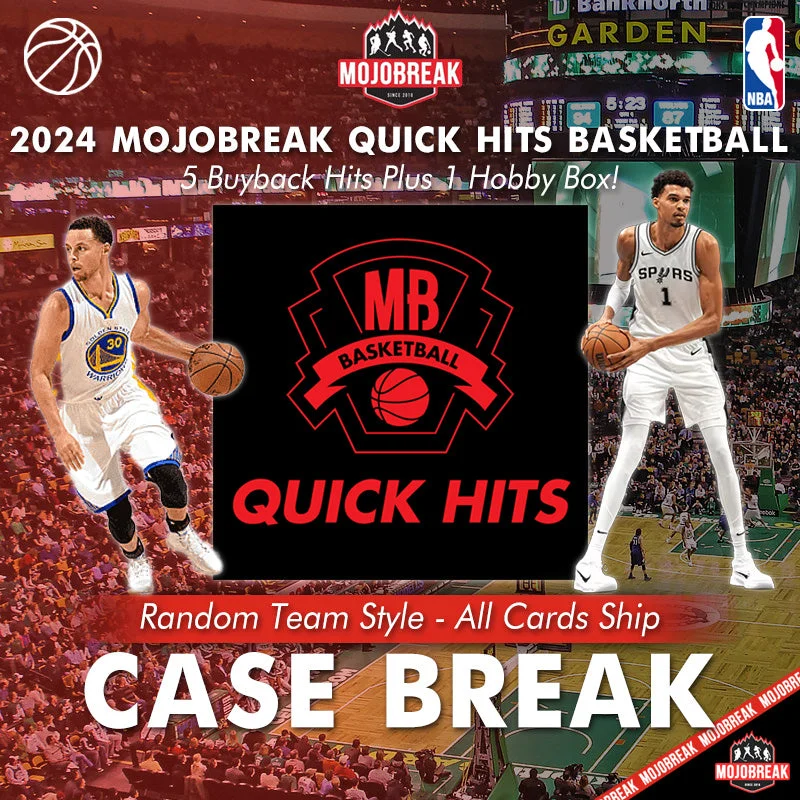 2024 Mojobreak Quick Hits NBA Vol. 1 Case Break Random Team #16