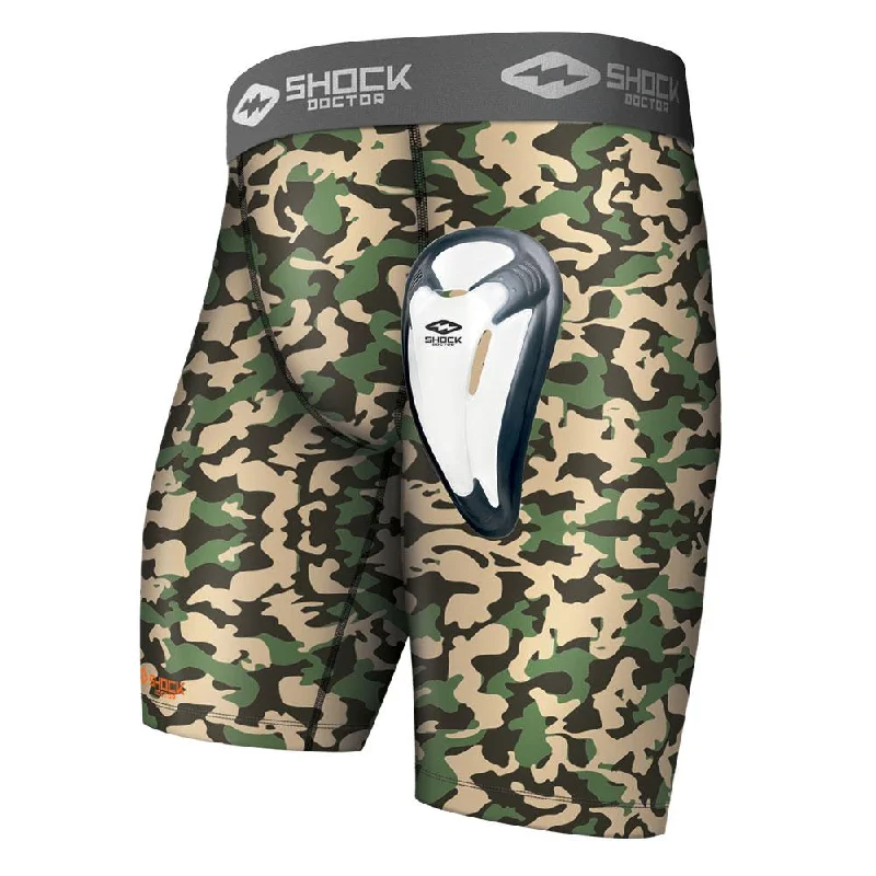 Camo Core Compression Short with Bio-Flex Cup