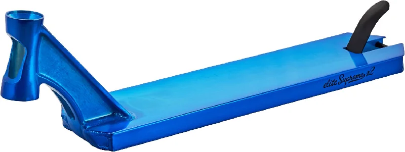 Elite Supreme V2 Scooter Deck 4.8"x22" - Trans Blue