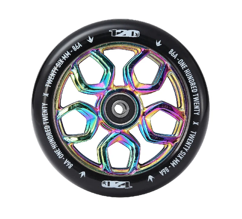 Envy Scooter Wheel Lambo 120mm -  Oil Slick/Black (Pair)