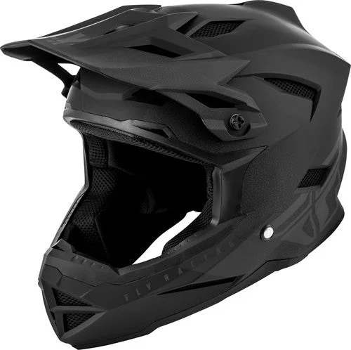 Fly Racing Default Full Face Helmet - Matte Black/Grey