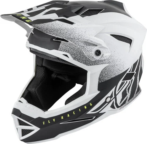 Fly Racing Default Full Face Helmet - Matte White/Black