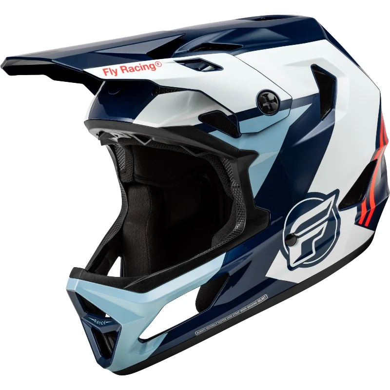 Fly Racing Rayce (2024) Full Face Helmet - Red/White/Blue