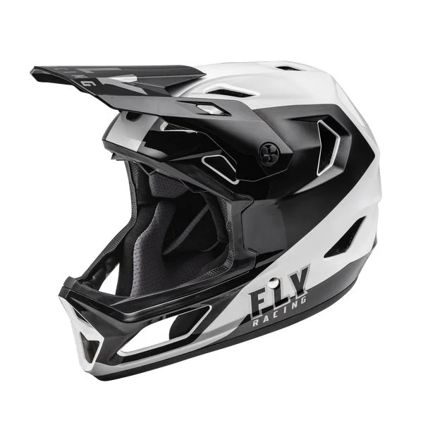 Fly Racing Rayce Full Face Helmet - Black/White