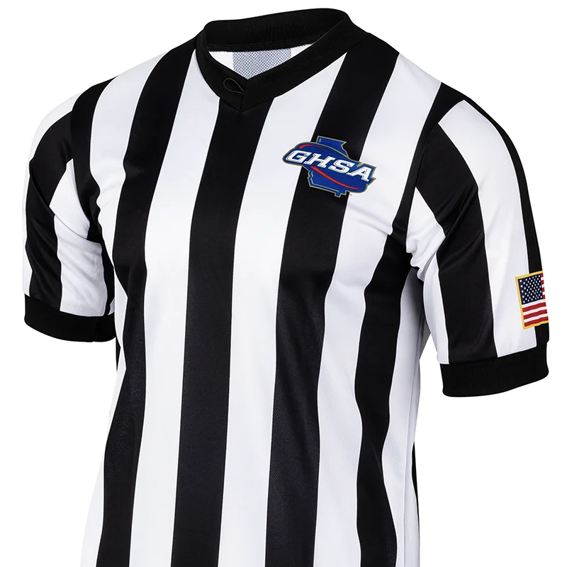 GHSA Logo Basketball Referee V-Neck