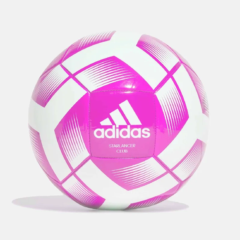 Starlancer Club Soccer Ball, Pink/White (Sizes 3-5)