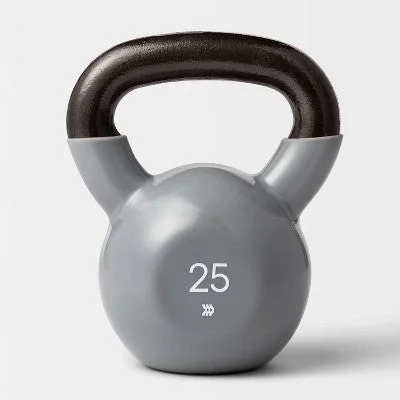 Kettlebell 25lb Gray - All in Motion