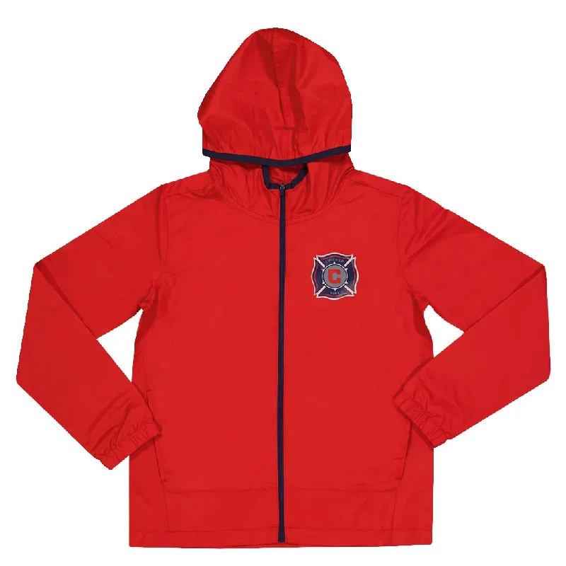 MLS - Kids' (Junior) Chicago Fire FC Full Zip Jacket (HF6B7SAEG CHF)