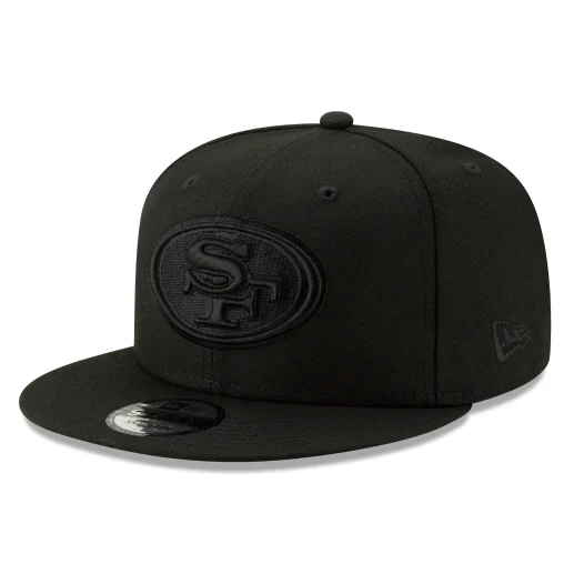 New Era San Francisco 49ers Basic 9fifty Snapback-Black/Black