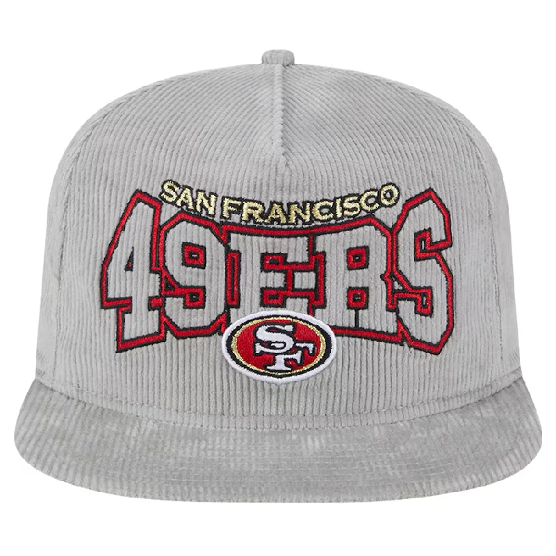 New Era San Francisco 49ers Corduroy Golfer Snapback