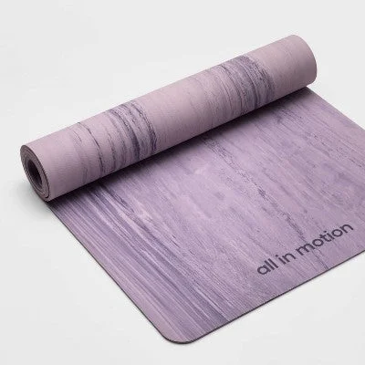 NEW - Natural Rubber Yoga Mat 5mm Violet - All in Motion