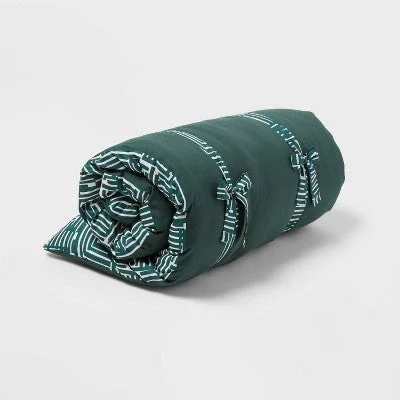 New - Tread Lounge Pillow Dark Green - Room Essentials