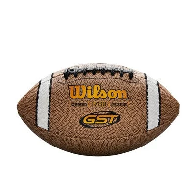 New - Wilson GST Competition Official Size Football - Brown