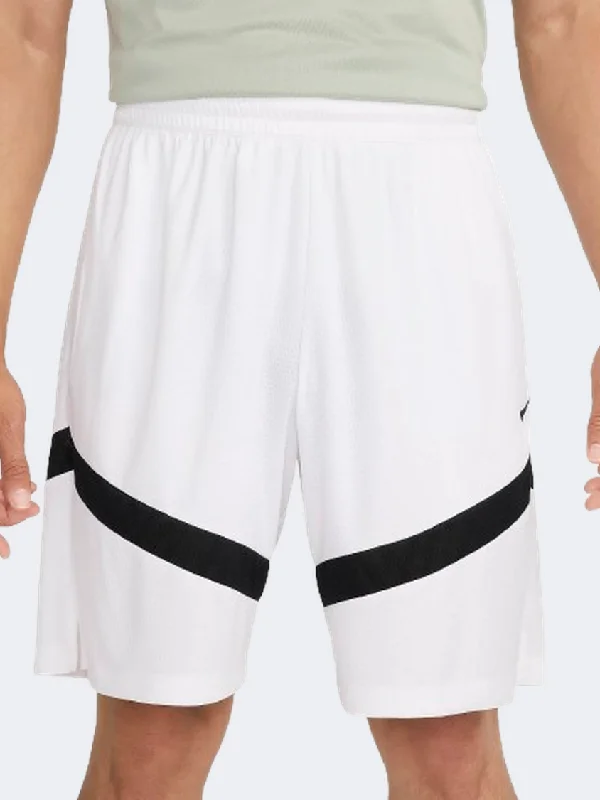 Nike Df Icon 8 Inch Men Basketball Short White/Black