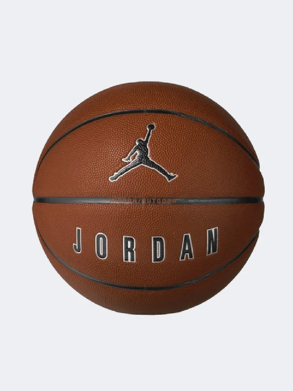 Nike Jordan Ultimate 2 8P Deflated Unisex Basketball Ball Amber/Black/Silver