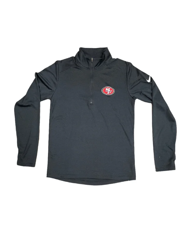 Nike Men's San Francisco 49ers Logo Pacer Performance Half-Zip Jacket