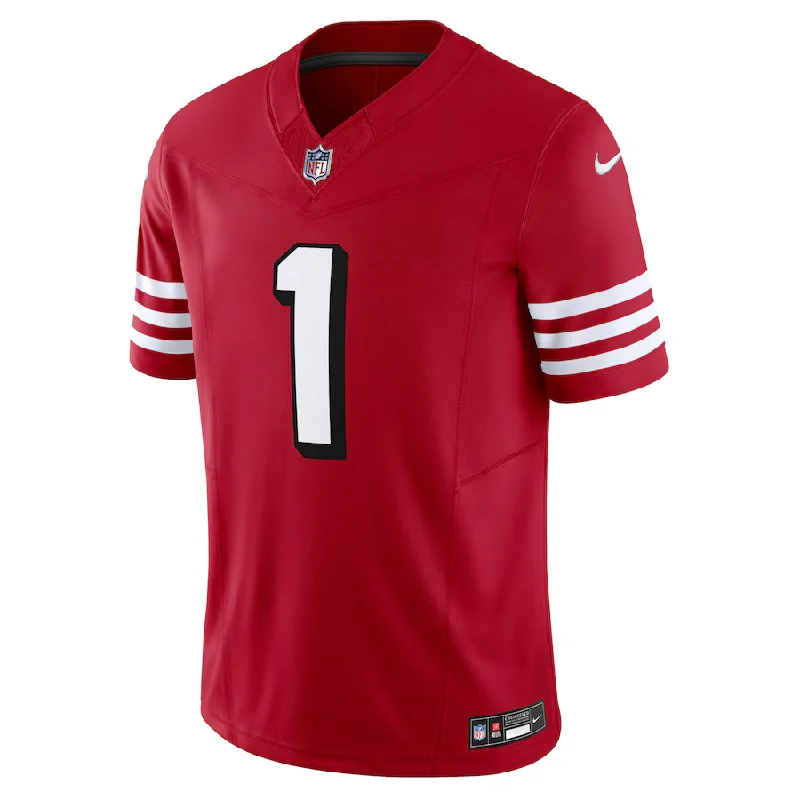 Nike Men's San Francisco 49ers Samuel #1 Limited Jersey–Gym Red