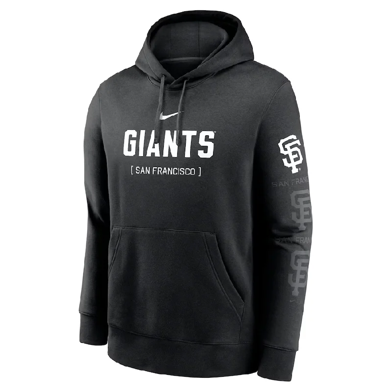 Nike Men's San Francisco Giants Fashion Club Hoddie - Black