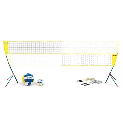 Open Box - Beyond Outdoors Standard Volleyball/Badminton Set