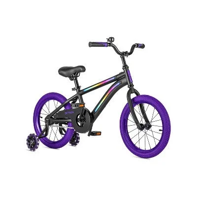 Open Box - Jetson Light Rider 16" Kids'  Light Up Bike - Black/Purple