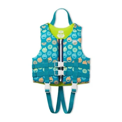 Open Box - Speedo Child PFD Life Jacket Vest - Citrus Smile