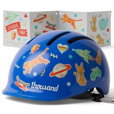 Open Box - Thousand Cycling Toddler Bike Helmet - Blue