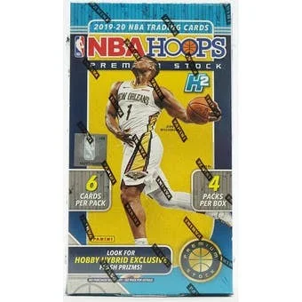 Panini 2019-20 NBA Hoops Premium Stock Hybrid Box (4 Packs)