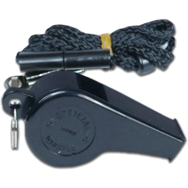 Plastic Whistle w/ Lanyard - L