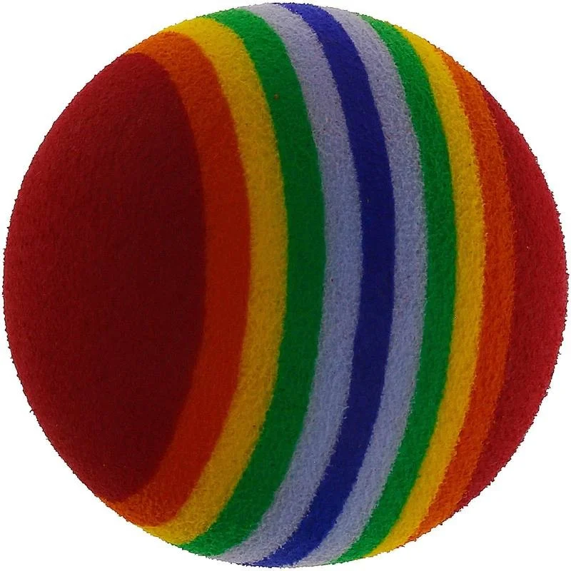 Rainbow Striped Practice Ball +