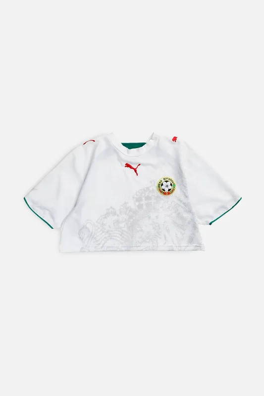 Rework Crop Bulgaria Soccer Jersey - L