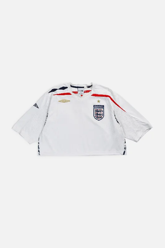 Rework Crop England Soccer Jersey - XL