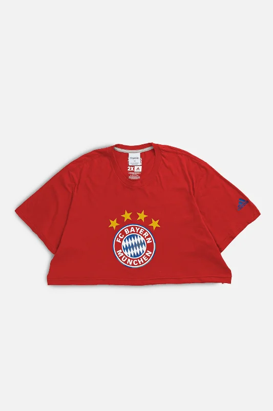 Rework Crop Munich Soccer Tee - XL