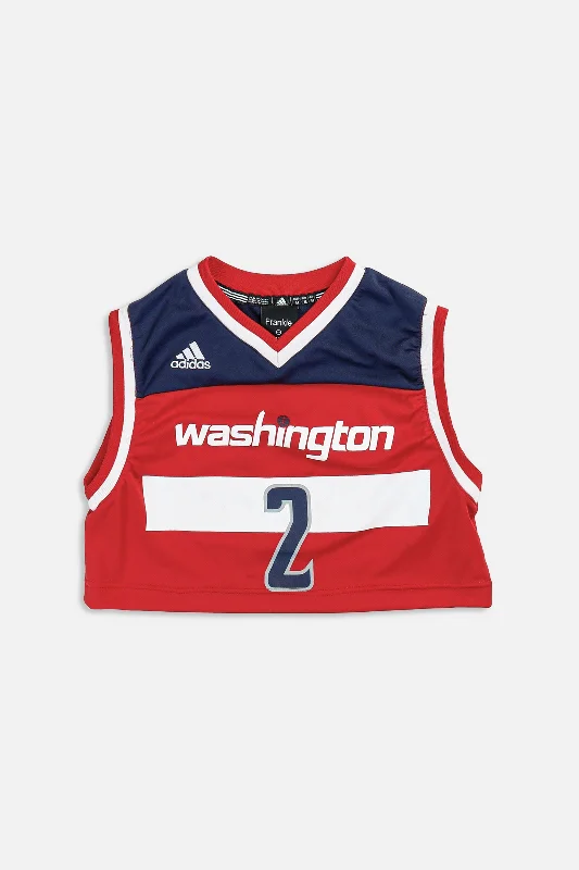 Rework Washington Wizards NBA Crop Jersey - XS