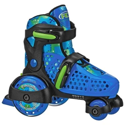 Roller Derby Sport Kids' Roller Skate - Dinosaur Blue/Black M