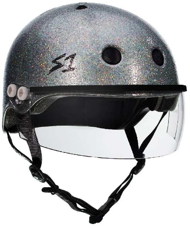 S1 Lifer Visor Gen 2 Helmet - Silver Gloss Glitter