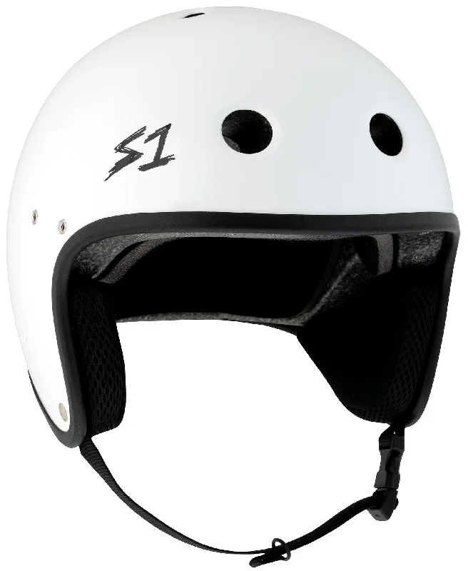 S1 Retro Lifer E-Helmet - White Gloss