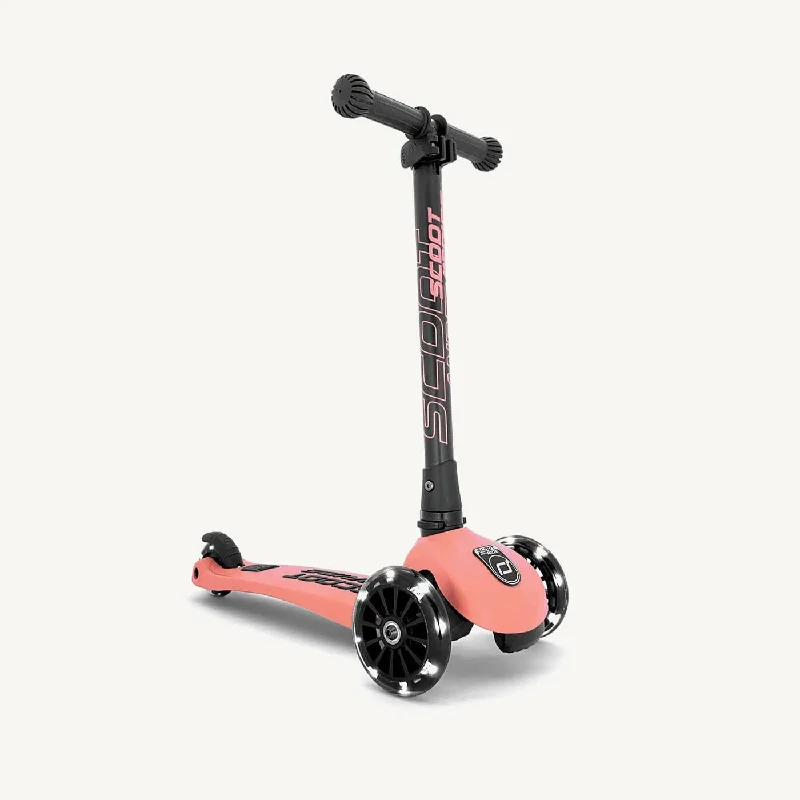 Scoot and Ride Scooter - Highwaykick 3 LED in Peach