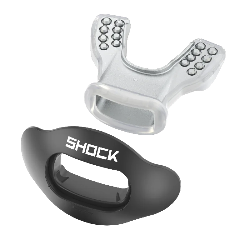 Shock Doctor Interchange Football/Basketball Lip Guard Mouthpiece + Shield