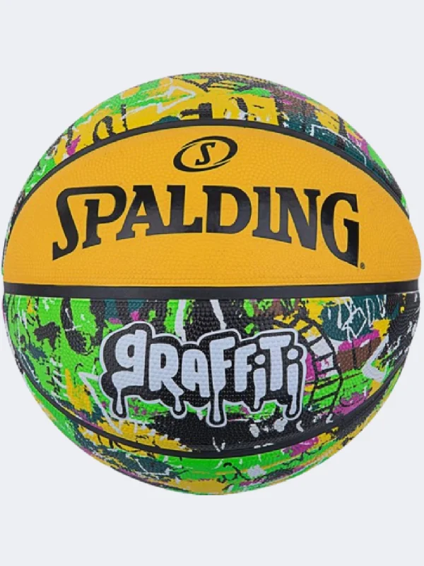 Spalding Graffiti Series Basketball Ball Green/Yellow