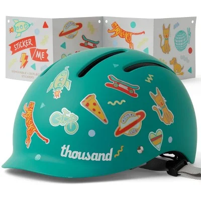 Thousand Cycling Kids' Bike Helmet - Teal Blue