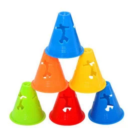 TRAINING MINI CONES - 3 inch "Anti-wind" -