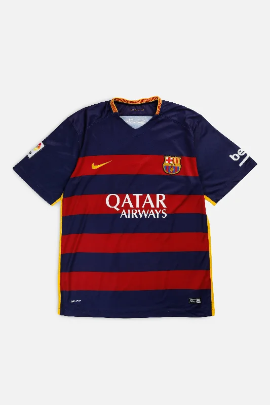 Vintage Barcelona Soccer Jersey - L