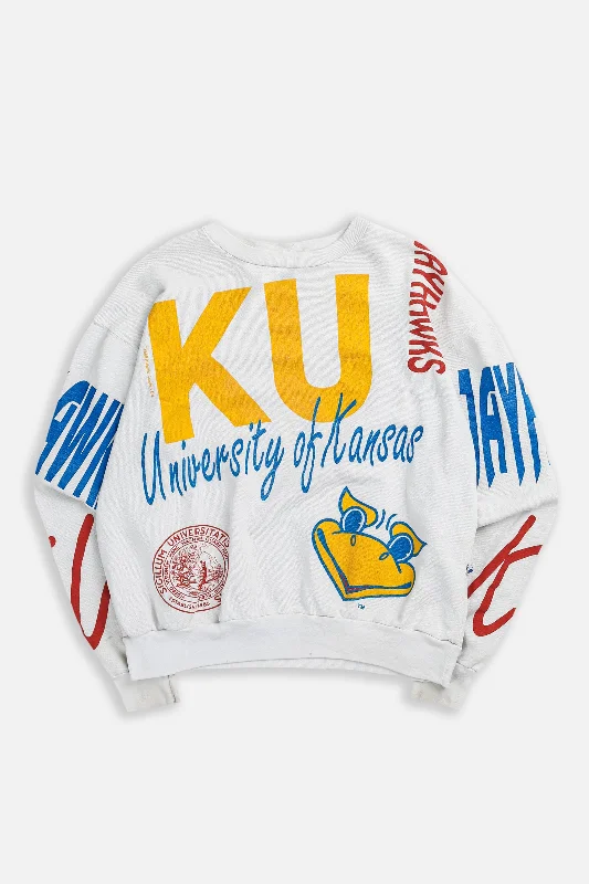 Vintage Kansas University Sweatshirt - S