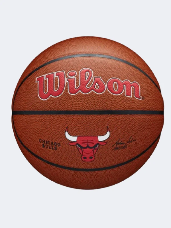 Wilson Nba Team Alliance Chicago Bulls Unisex Basketball Ball Brown/Red