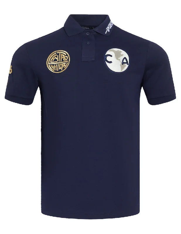 LIGA MX CLUB AMERICA PREMIUM MEN'S SS PIQUE POLO (MIDNIGHT NAVY)