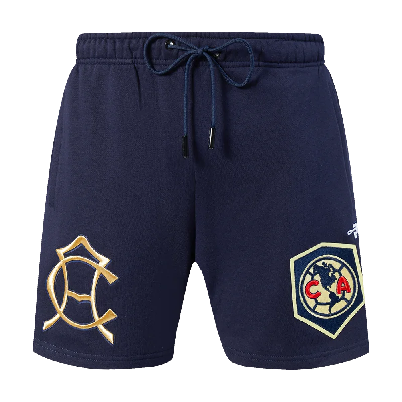 LIGA MX CLUB AMERICA PREMIUM MEN'S FLC SHORT (MIDNIGHT NAVY)