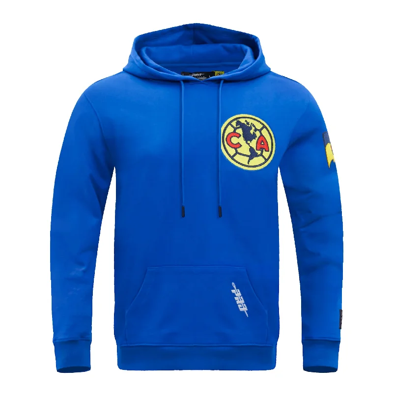 LIGA MX CLUB AMERICA STADIUM MEN'S FLC PO HOODIE (ROYAL BLUE)