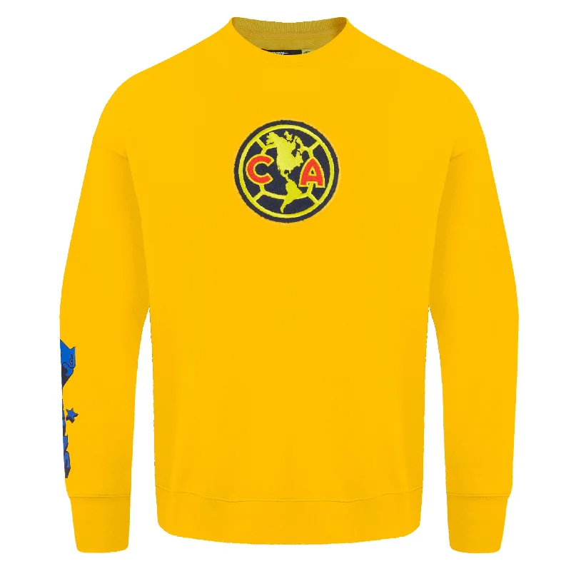 LIGA MX CLUB AMERICA STADIUM MEN'S FLC CREWNECK (YELLOW)